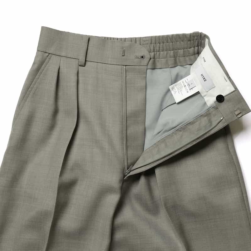 HYKE ワイドパンツ GRAY
