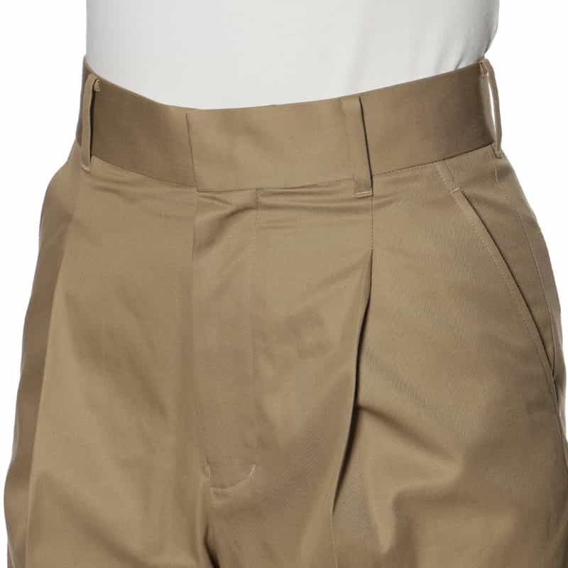 HYKE レイヤードパンツ BEIGE