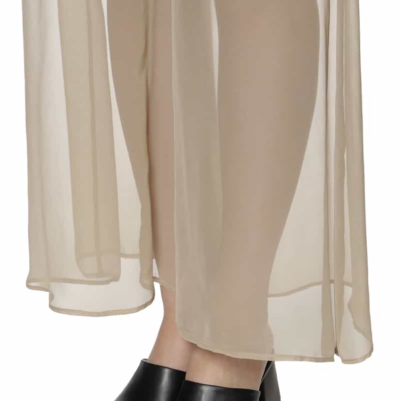 HYKE レイヤードパンツ BEIGE