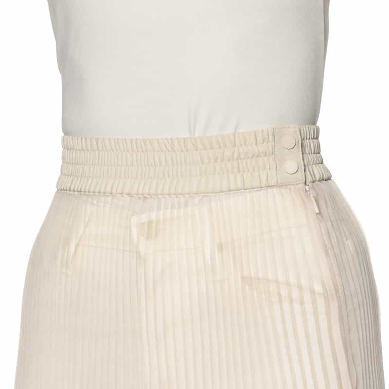 HYKE コンビネーション プリーツスカート IVORY