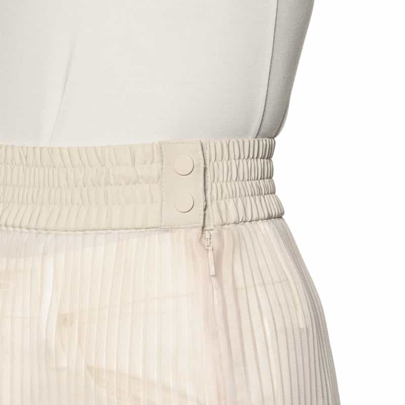 HYKE コンビネーション プリーツスカート IVORY