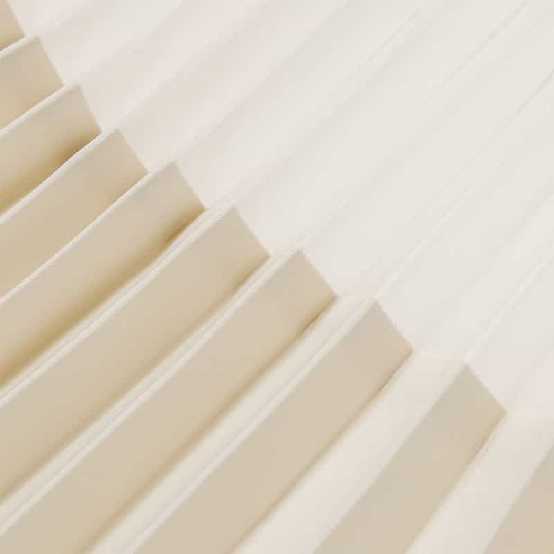 HYKE コンビネーション プリーツスカート IVORY