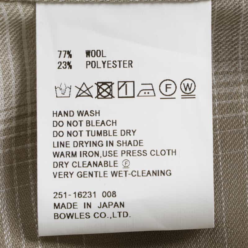 HYKE チェック柄バルーンスリーブ ベルテッドリボンドレス BEIGE