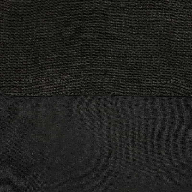 HYKE シアーツイル シャツドレス BLACK