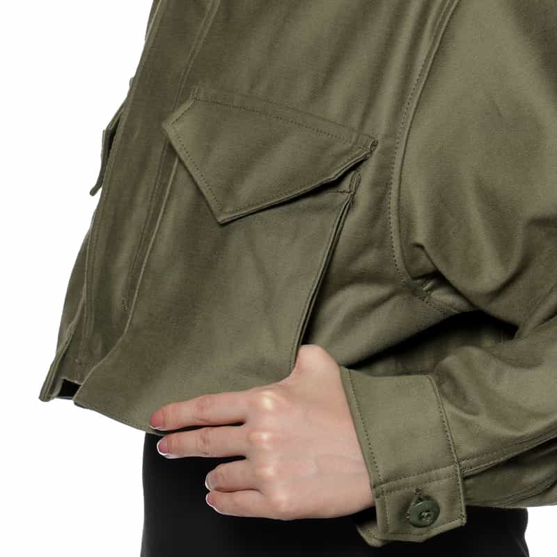 HYKE HYKE<ハイク>クロップド丈ジャケット KHAKI