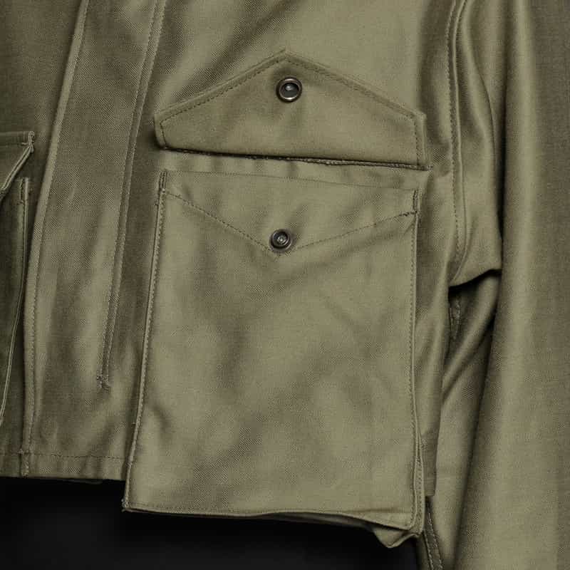 HYKE HYKE<ハイク>クロップド丈ジャケット KHAKI