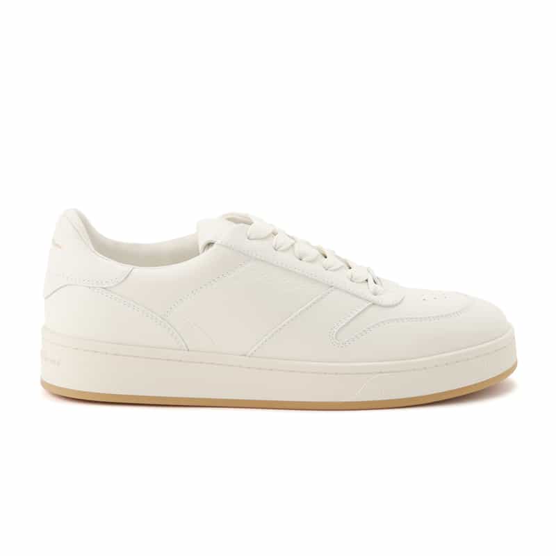 GIANVITO ROSSI レースアップ レザードレススニーカー WHITE