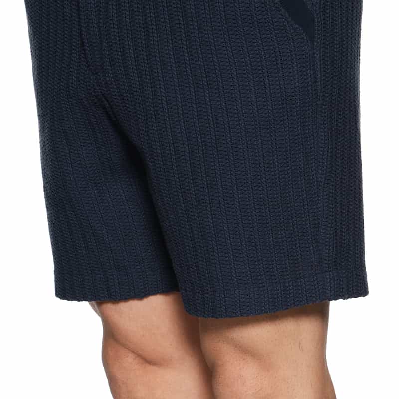 SEA GREEN SEA GREEN＜シーグリーン＞バーニーズ　ニューヨーク限定ラッセルニット ドローコード付きイージーショーツ NAVY