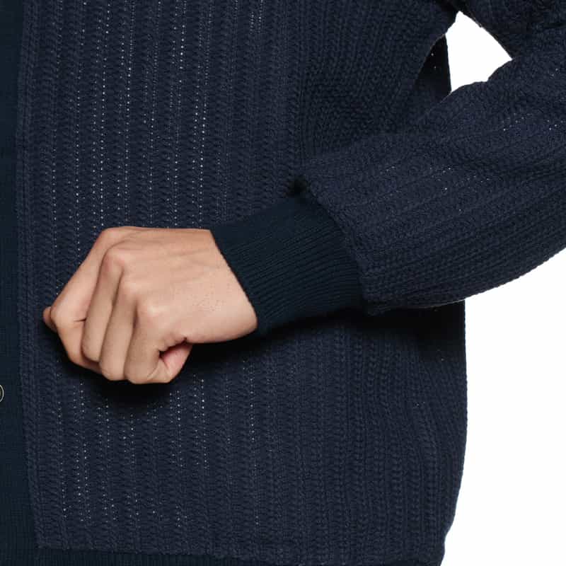 SEA GREEN SEA GREEN＜シーグリーン＞バーニーズ　ニューヨーク限定ラッセルニットカーディガン NAVY