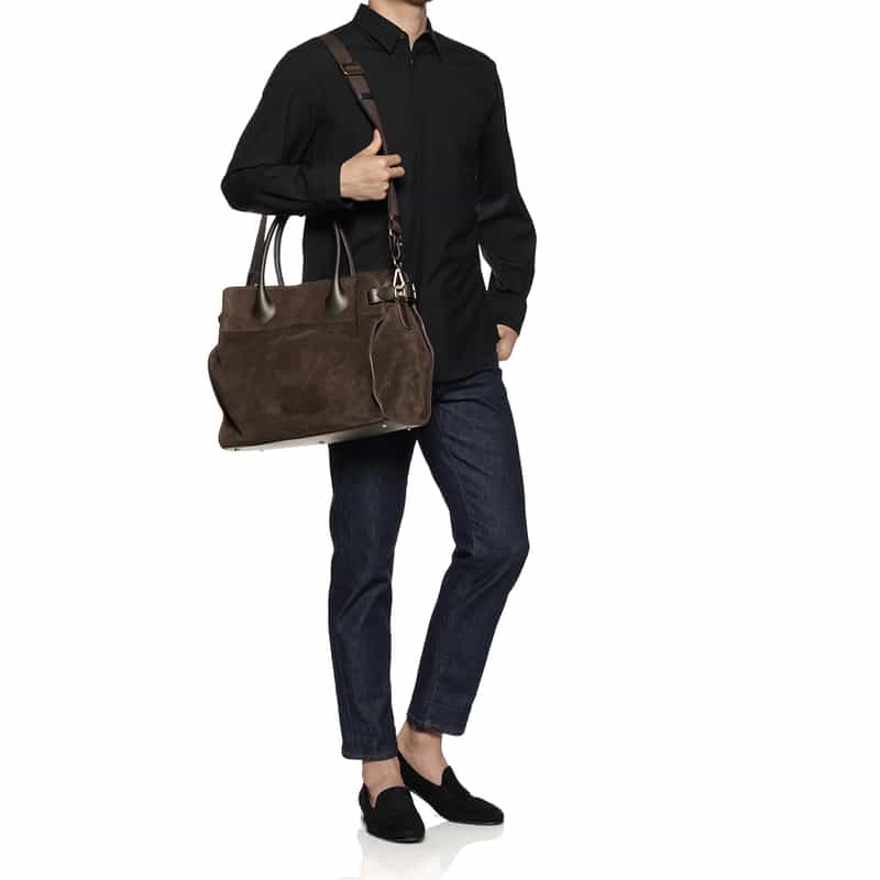 BOLDRINI SELLERIA BOLDRINI SELLERIA＜ボルドリーニ セレリア＞ボストントートバッグ DARK BROWN