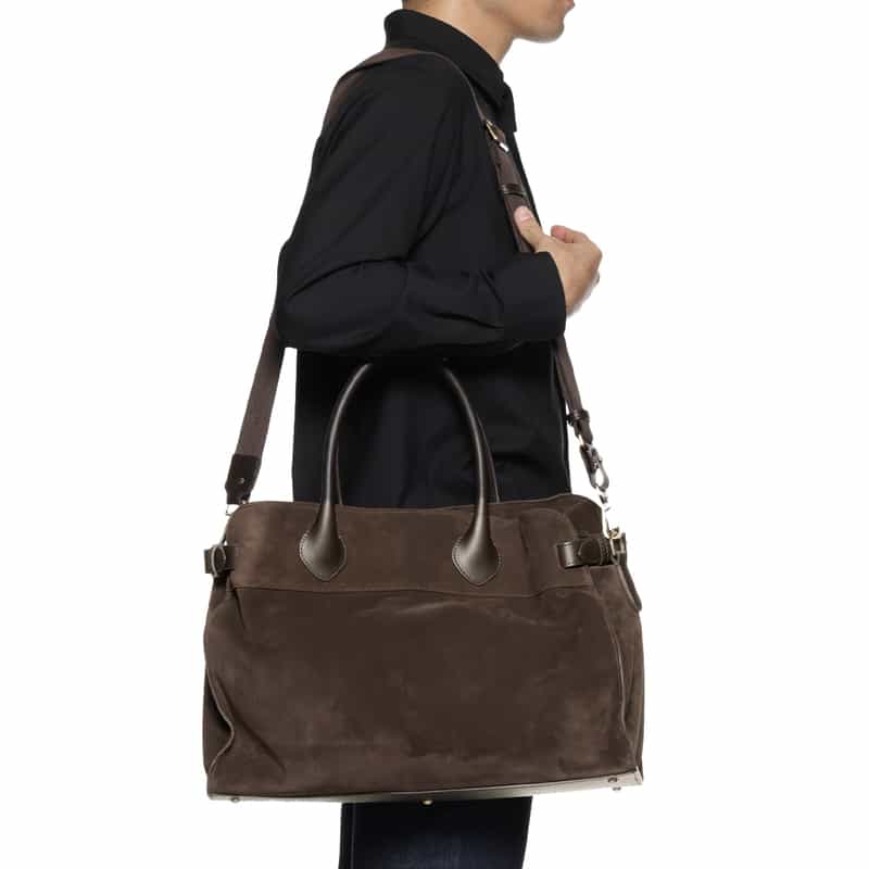 BOLDRINI SELLERIA BOLDRINI SELLERIA＜ボルドリーニ セレリア＞ボストントートバッグ DARK BROWN