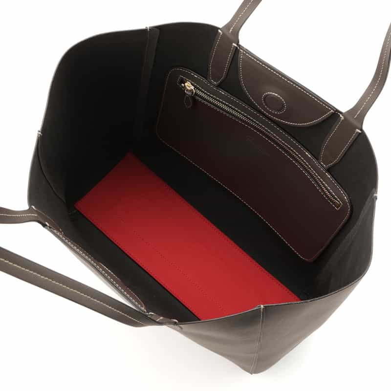 BOLDRINI SELLERIA バーニーズ　ニューヨーク限定スクエアトートバッグ GRAY