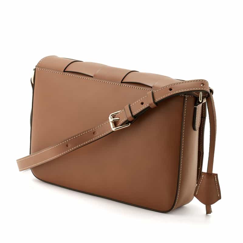 BOLDRINI SELLERIA バーニーズ　ニューヨーク限定イントレチャートクロスボディバッグ BROWN