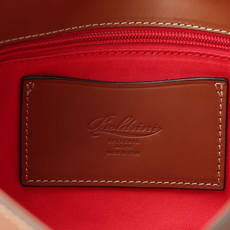 BOLDRINI SELLERIA バーニーズ　ニューヨーク限定イントレチャートクロスボディバッグ BROWN