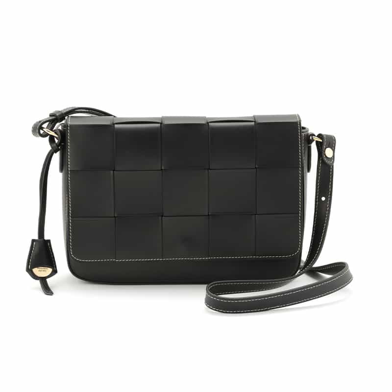 BOLDRINI SELLERIA バーニーズ　ニューヨーク限定イントレチャートクロスボディバッグ BLACK