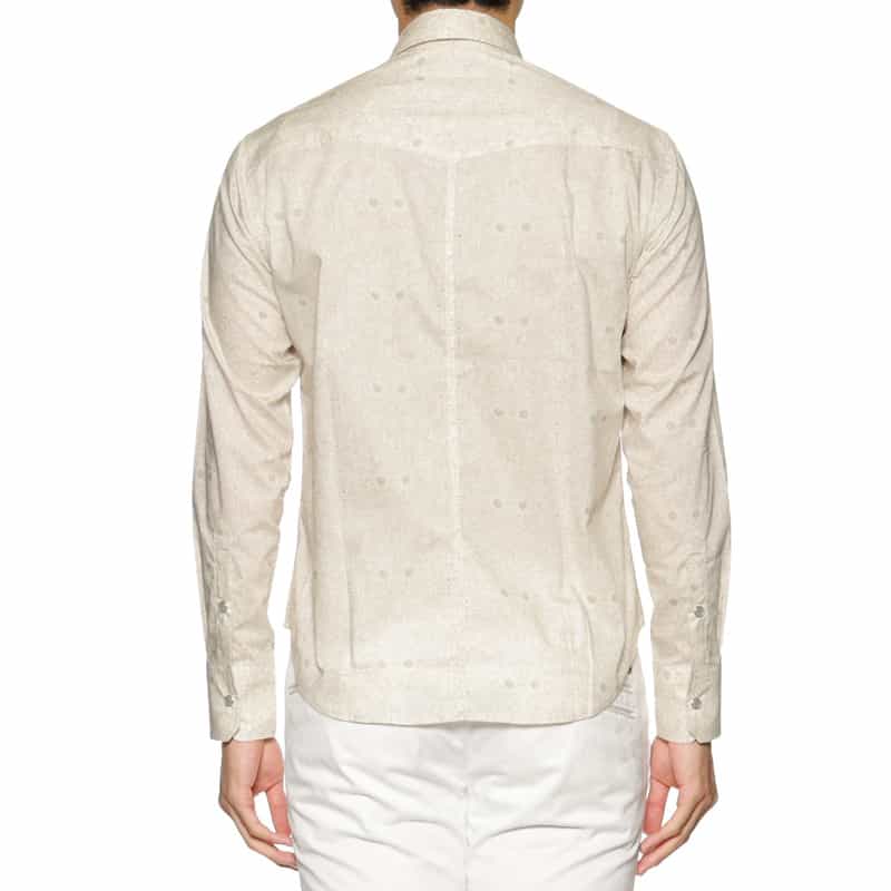 BARNEYS NEW YORK リバティプリント ウエスタンシャツ WHITE