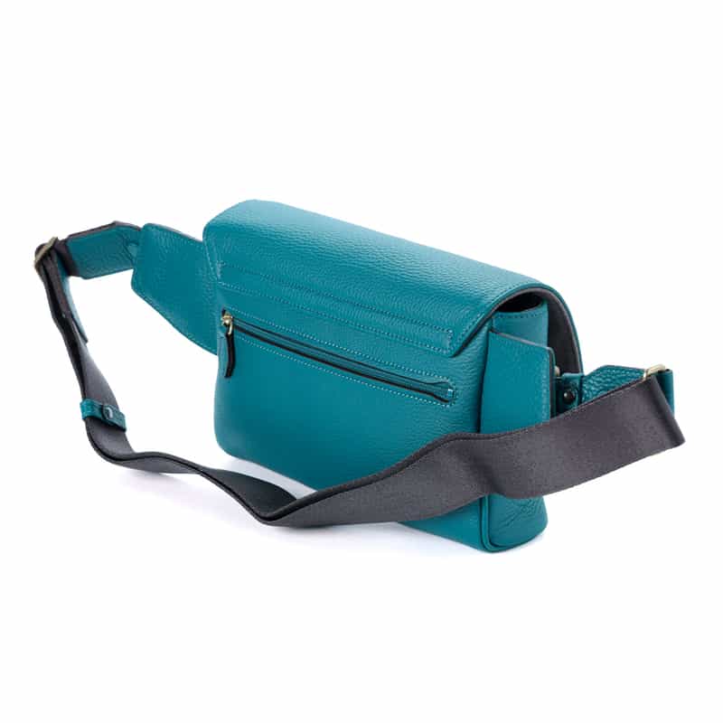 ETIAM ETIAM＜エティアム＞レザー クロスボディバッグ TURQUOISE