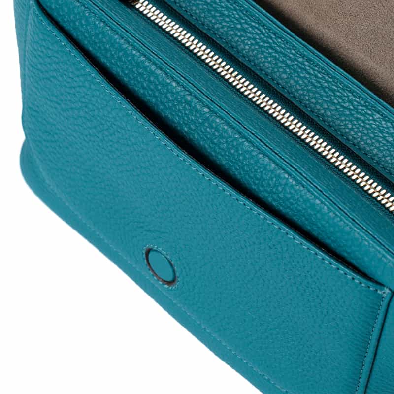 ETIAM ETIAM＜エティアム＞レザー クロスボディバッグ TURQUOISE