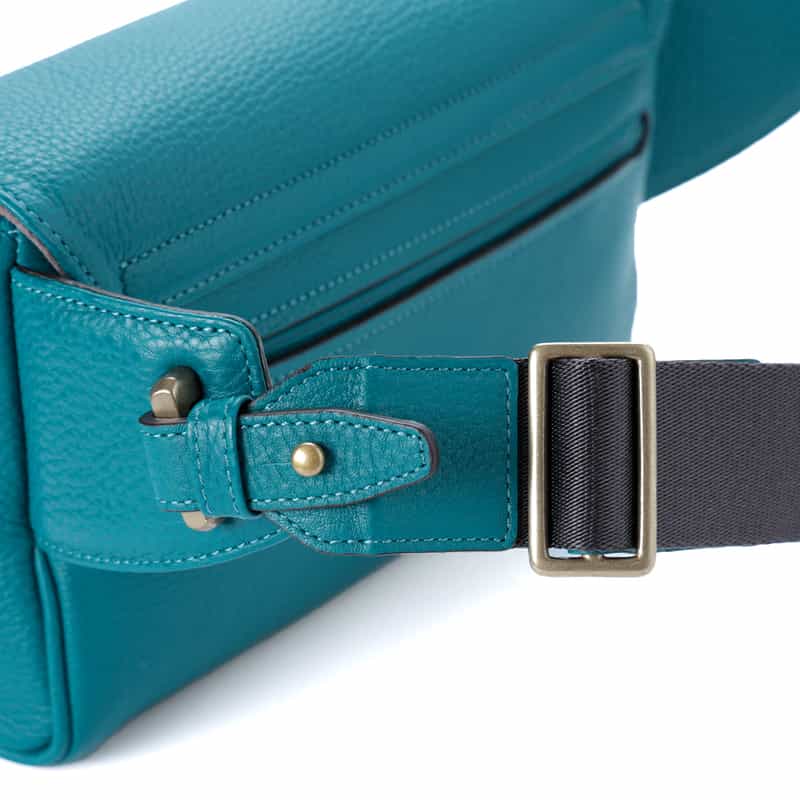 ETIAM ETIAM＜エティアム＞レザー クロスボディバッグ TURQUOISE