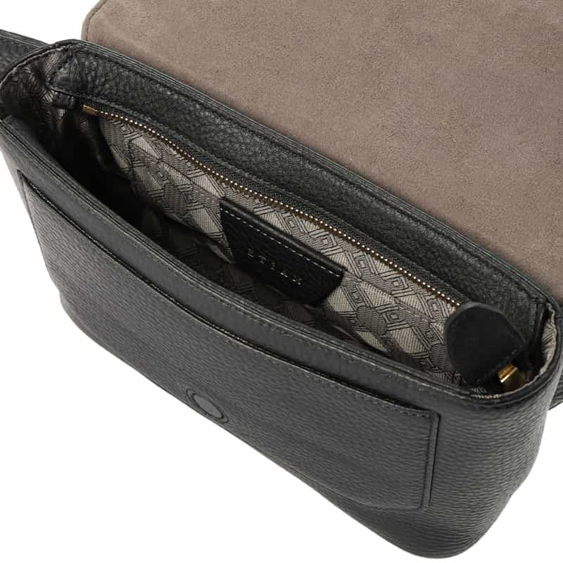 ETIAM ETIAM＜エティアム＞レザー クロスボディバッグ BLACK