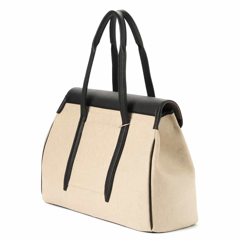 ETIAM ETIAM＜エティアム＞フラップトートバッグ BEIGE