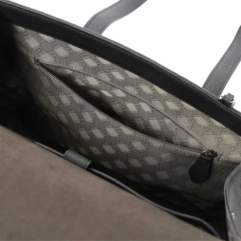 ETIAM ETIAM＜エティアム＞フラップ レザートートバッグ BLACK