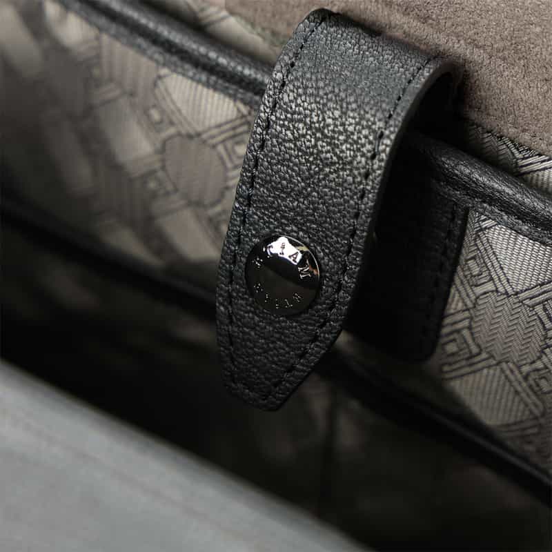 ETIAM ETIAM＜エティアム＞フラップ レザートートバッグ BLACK