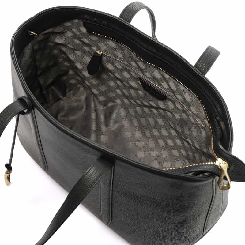 ETIAM ETIAM＜エティアム＞レザー トートバッグ BLACK