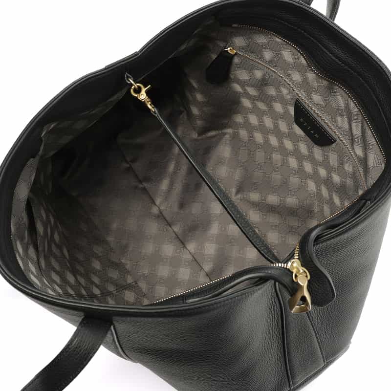 ETIAM ETIAM＜エティアム＞レザー トートバッグ BLACK