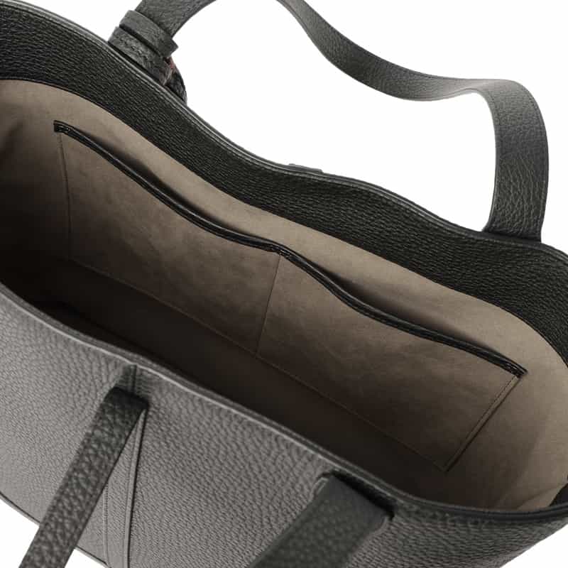 ACATE ACATE＜アカーテ＞レザートートバッグ "KAUS" BLACK