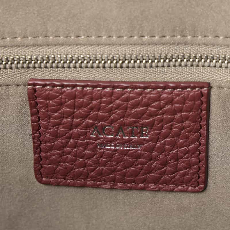 ACATE ACATE＜アカーテ＞レザートートバッグ "KAUS" BLACK