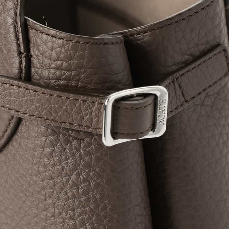 ACATE ACATE＜アカーテ＞ミニトートバッグ "LODOS" DARK BROWN