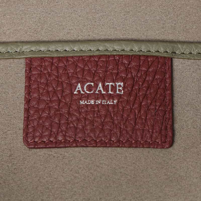 ACATE ACATE＜アカーテ＞レザートートバッグ "LODOS2" KHAKI