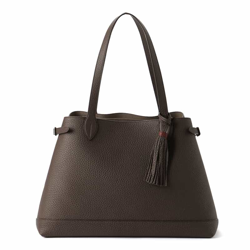 ACATE ACATE＜アカーテ＞レザートートバッグ "LODOS2" DARK BROWN