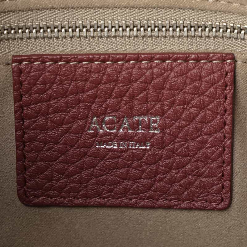 ACATE ACATE＜アカーテ＞レザー クラッチバッグ"SACCHETTO" BEIGE
