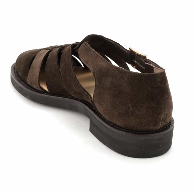 WH WH＜ダブルエイチ＞グルカサンダル DARK BROWN