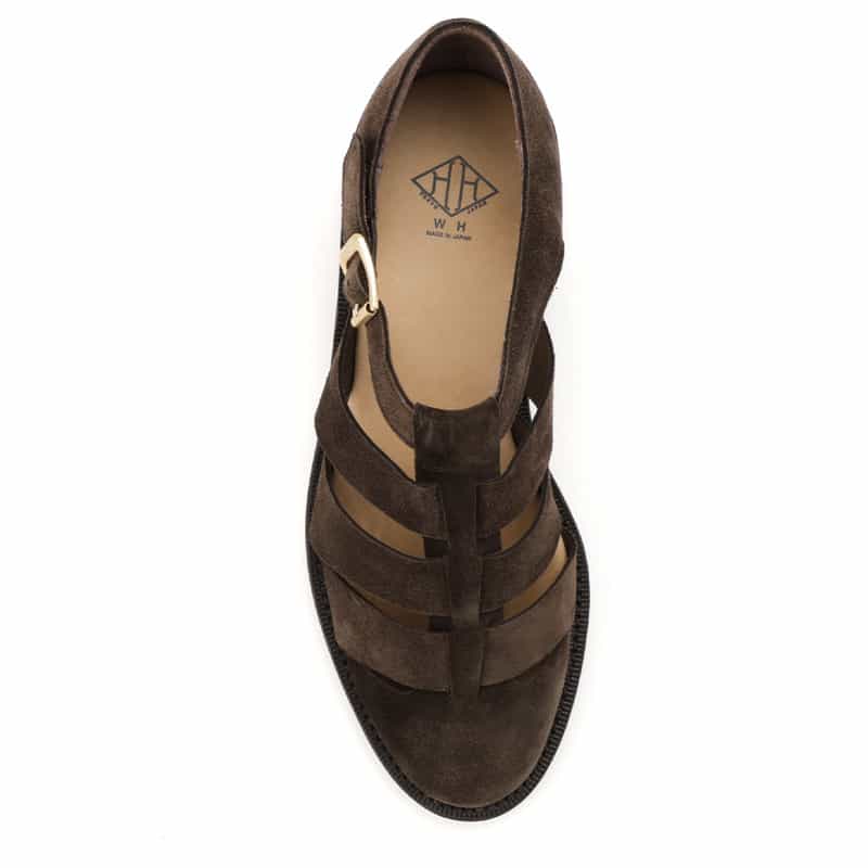 WH WH＜ダブルエイチ＞グルカサンダル DARK BROWN