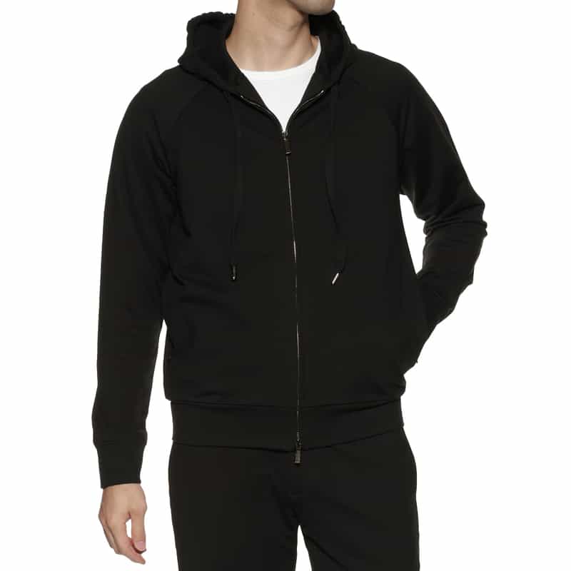 STEFAN BRANDT STEFAN BRANDT＜シュテファン ブランド＞バーニーズ　ニューヨーク限定セットアップ ジップアップパーカー BLACK