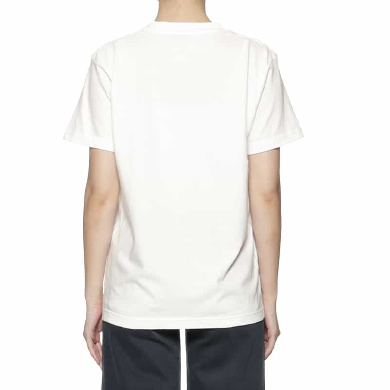 BARNEYS NEW YORK ロゴ刺繍入りTシャツ WHITE