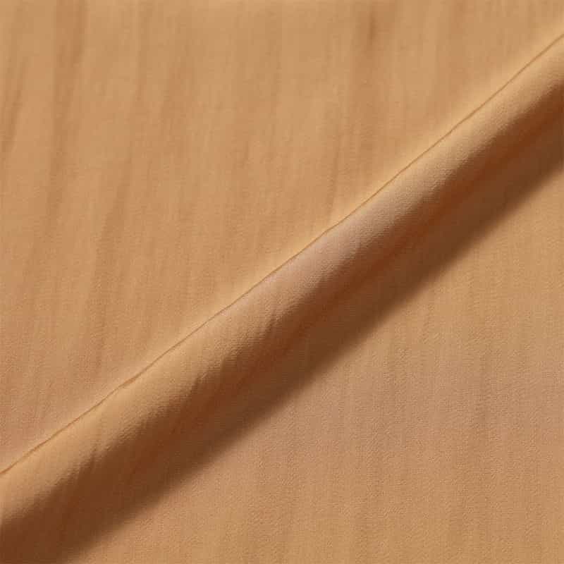 BARNEYS NEW YORK ウォッシャブル ベルト付きギャザードレス CAMEL