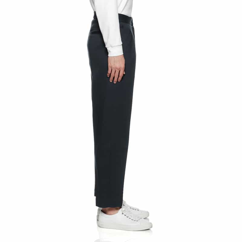 THREE DOTS セットアップ ドローコード付きコットンパンツ NAVY