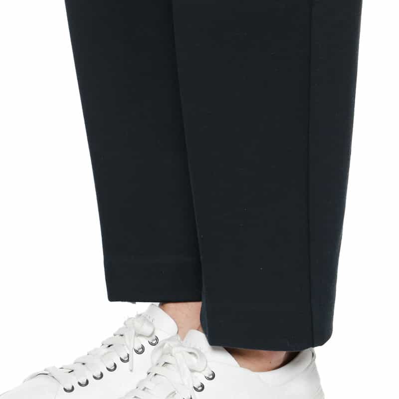 THREE DOTS セットアップ ドローコード付きコットンパンツ NAVY