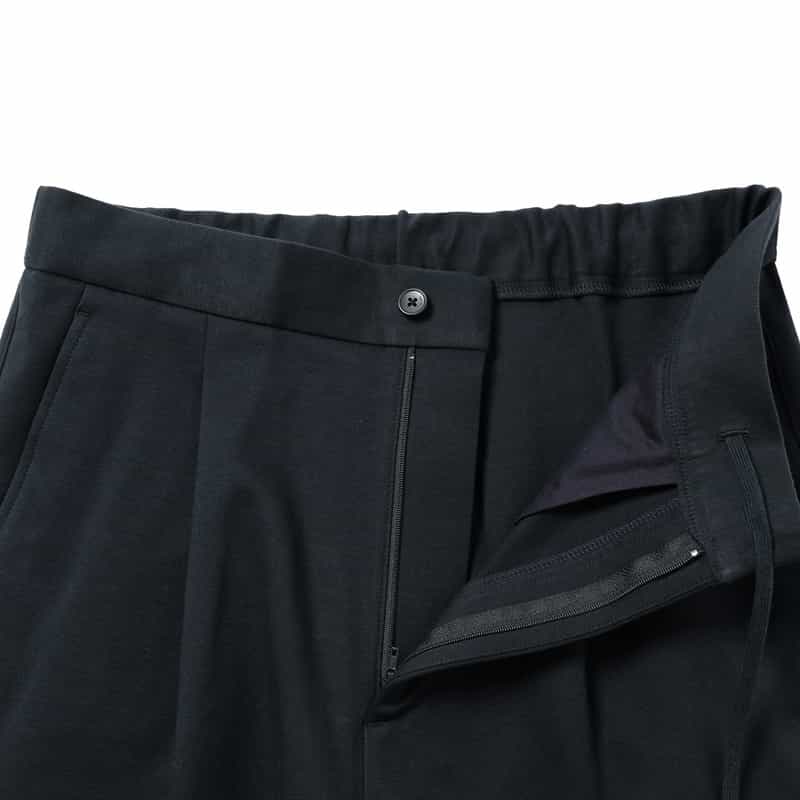 THREE DOTS セットアップ ドローコード付きコットンパンツ NAVY