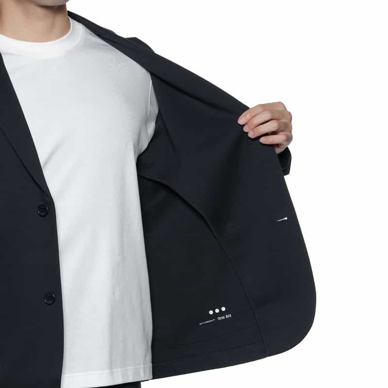THREE DOTS セットアップ コットンジャケット NAVY