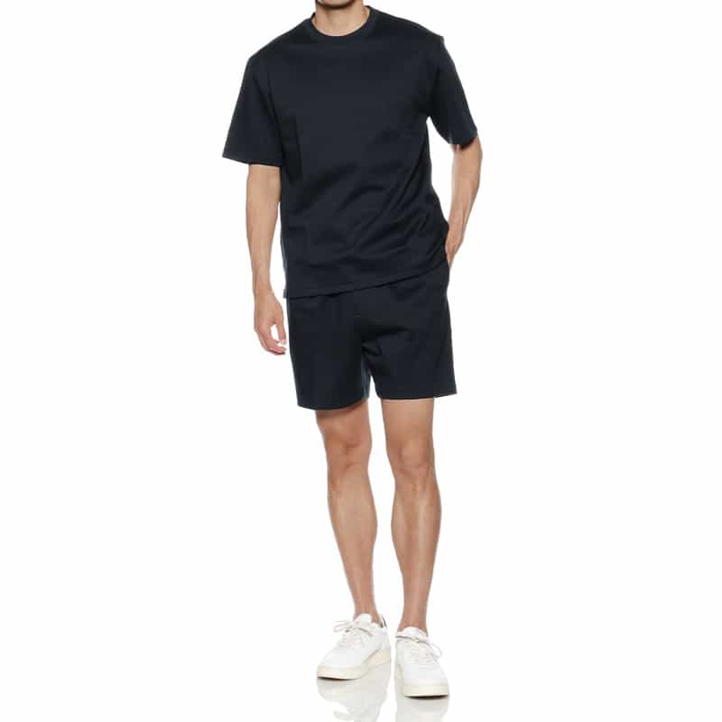 THREE DOTS クルーネックTシャツ NAVY