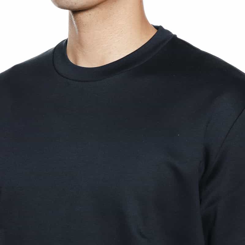 THREE DOTS クルーネックTシャツ NAVY