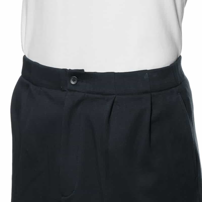 THREE DOTS ドローコード付きショートパンツ NAVY