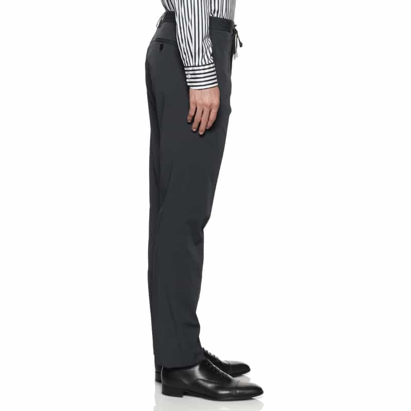 LARDINI セットアップ ストレッチパンツ NAVY