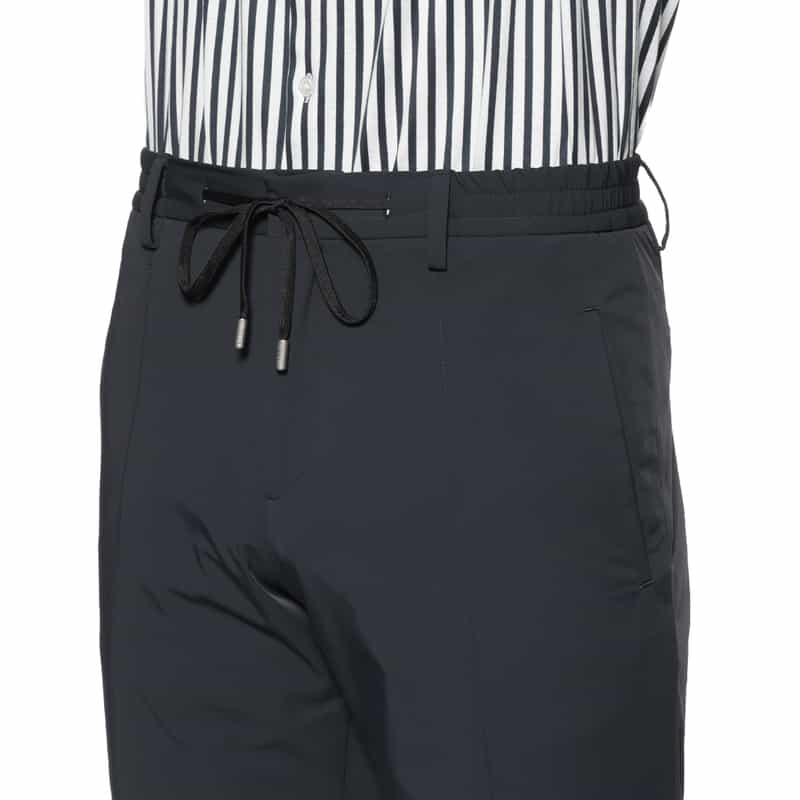 LARDINI セットアップ ストレッチパンツ NAVY