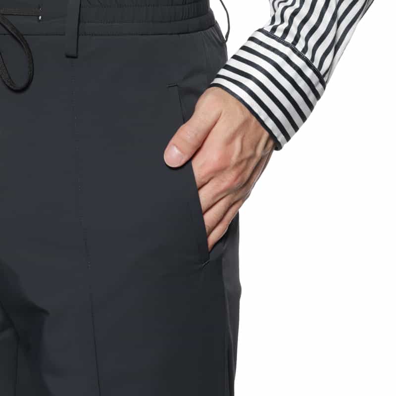 LARDINI セットアップ ストレッチパンツ NAVY